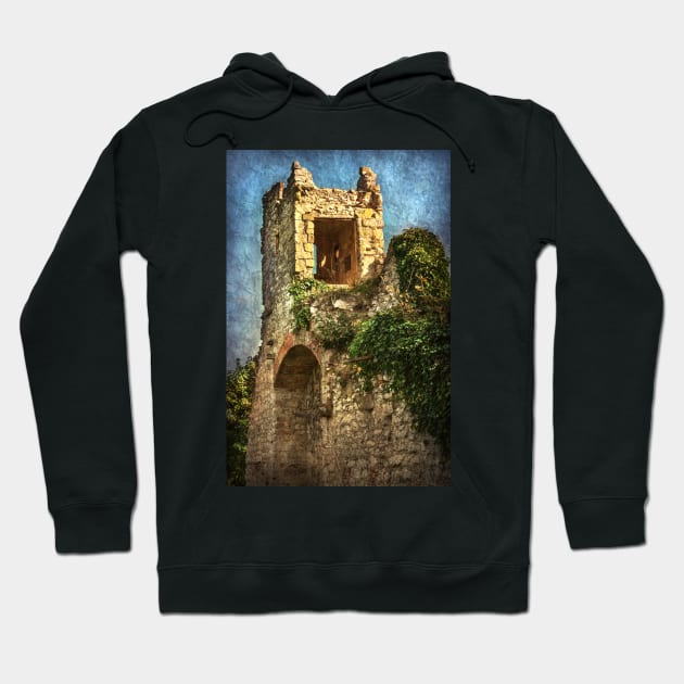 Turret at Wallingford Castle Hoodie by IanWL